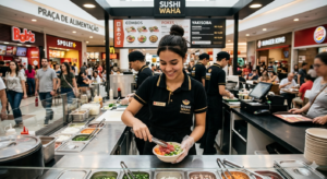 Vaga de Estágio para Ensino Médio em Fast Food Japonês no Shopping Vila Olímpia
